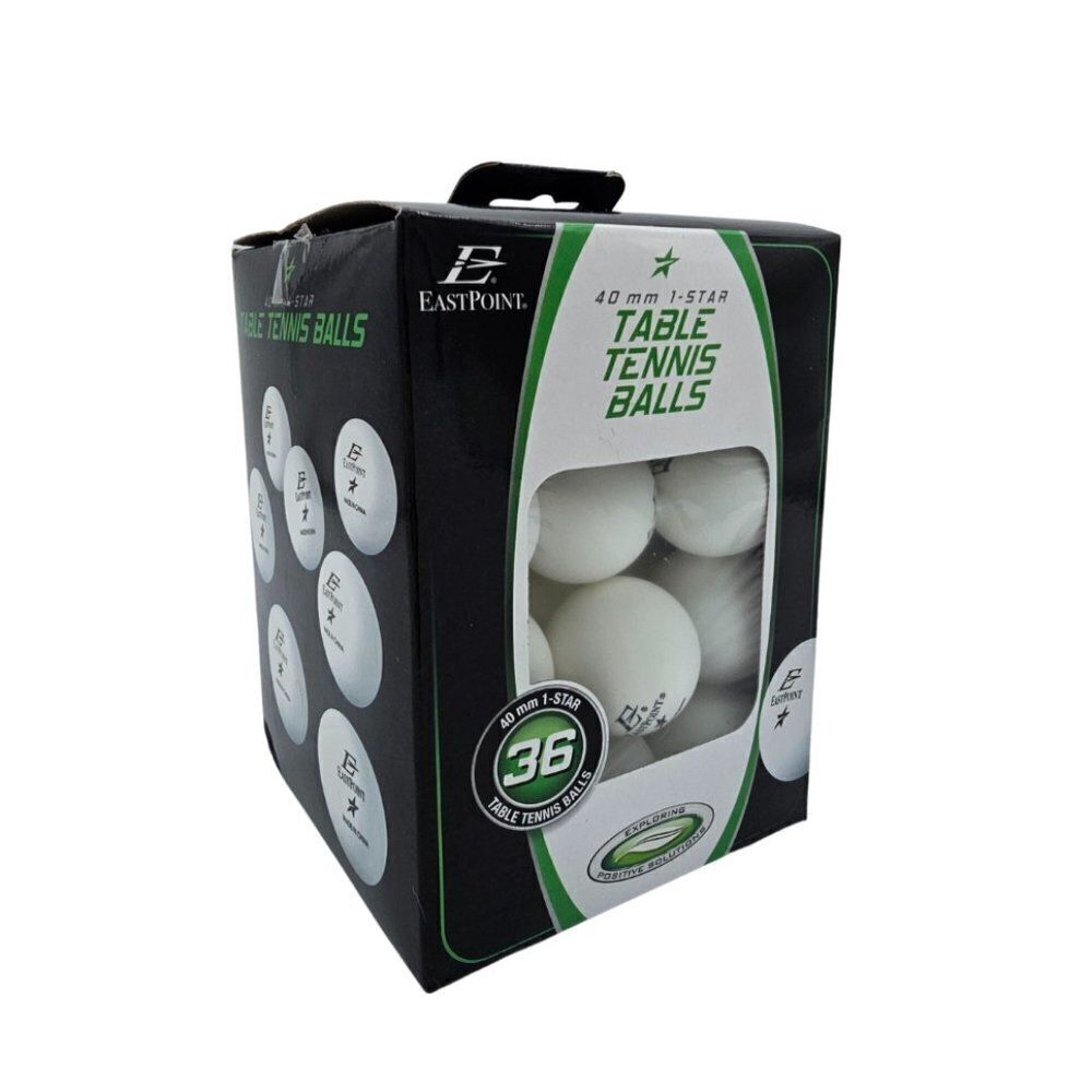 East Point Table Tennis Balls, 34 Pack